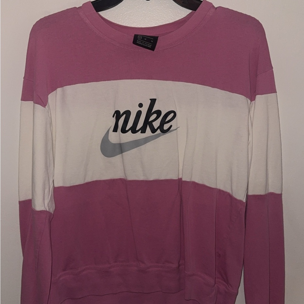 Nike Lightweight Pink Crew Neck Sweater